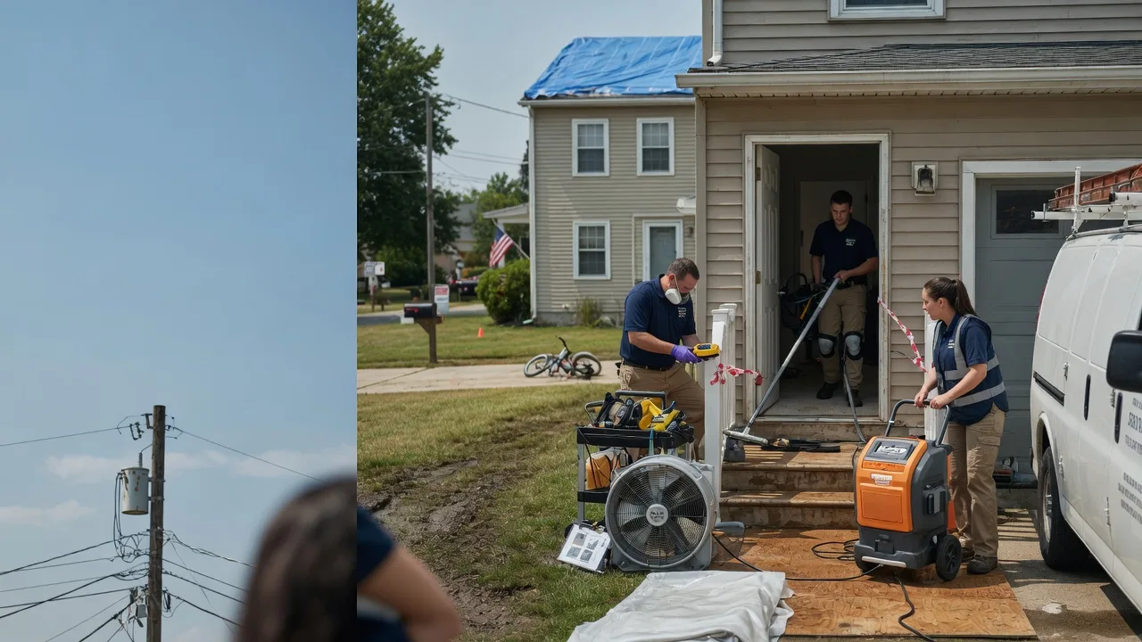 Water Damage Repair in Brisbin, PA near me